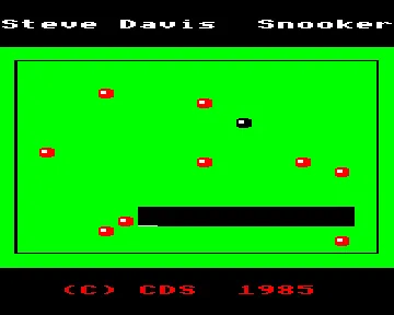 Steve Davis Snooker (1988)(-)[SDS] screen shot title